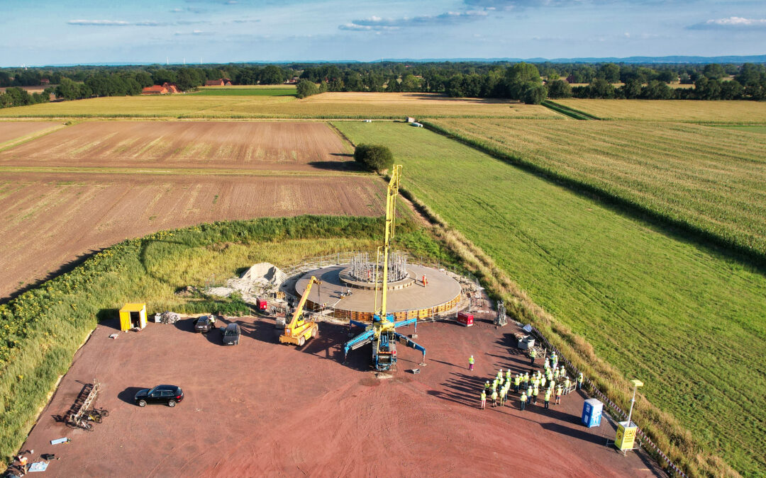 Einladung zur Baustellenführung des Bürgerwindparks Wagenfeld-Süd am 24. Juni